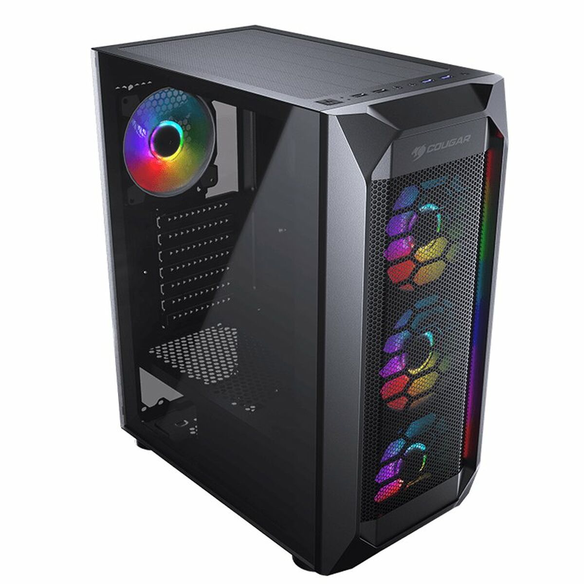 ATX Semi-tårn kasse Cougar MX410 Mesh-G Sort